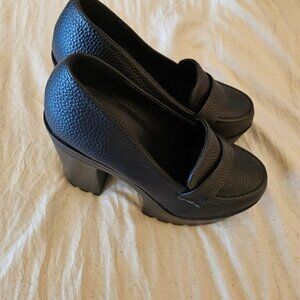 Retro Platform Loafers